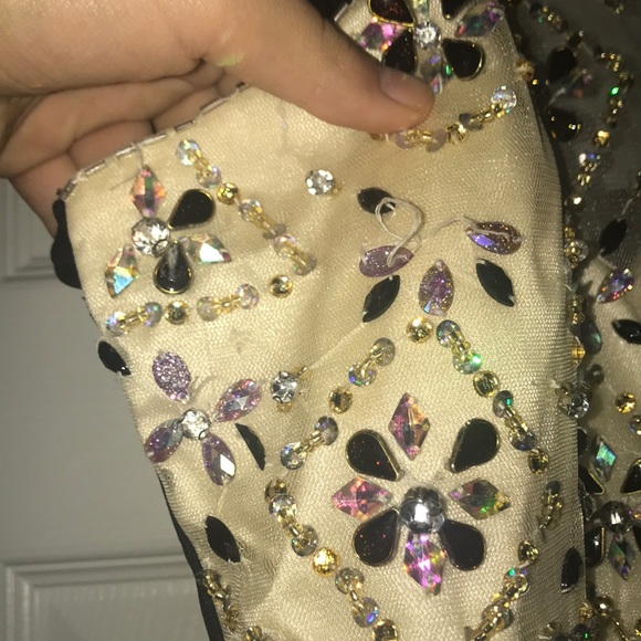 Crystal Doll Sz 11 Hoco Dress - Picture 4 of 5